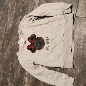 Disney Holiday Minnie Big Sister Sweatshirt